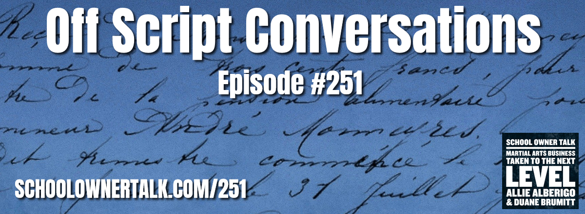 251. Off Script Conversations
