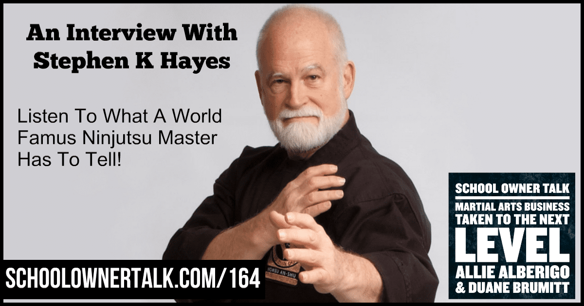 An Interview with Stephen K Hayes – Episode #164