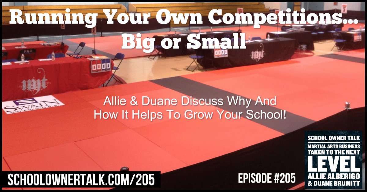 Running Your Own Competitions… Big or Small – Episode #205
