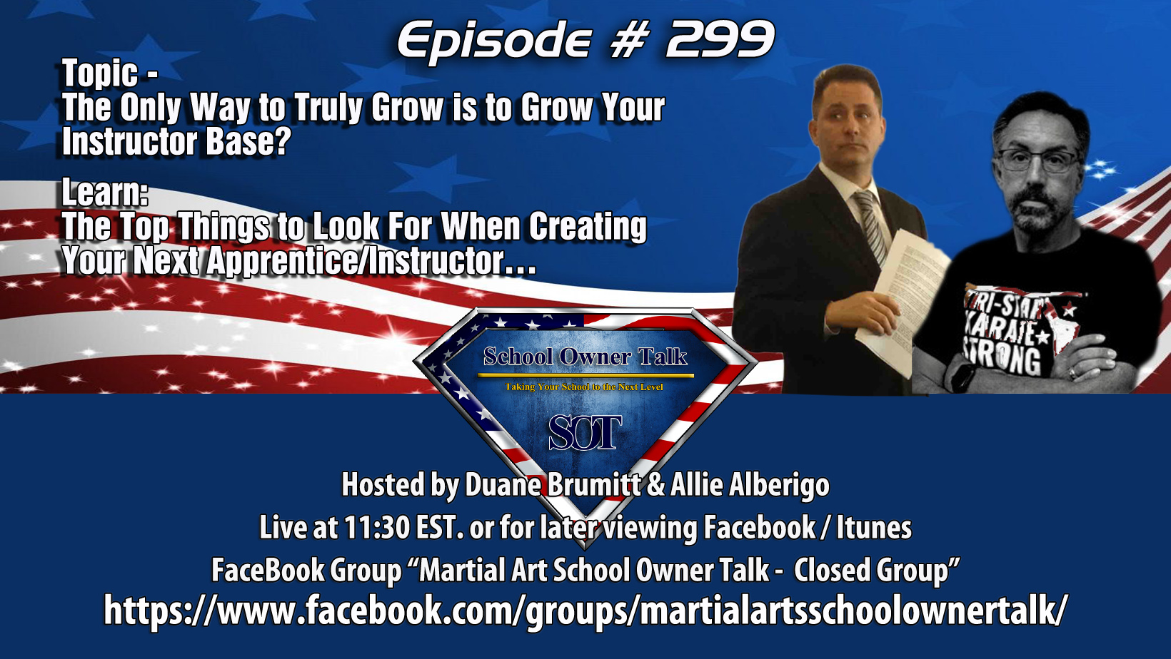 299 | The Only Way To Truly Grow Is To Grow Your Instructor Base