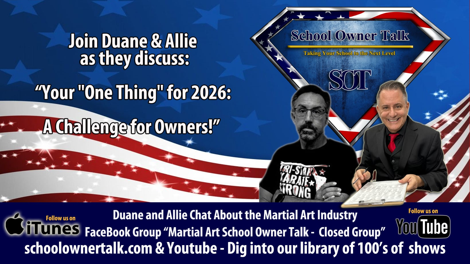 Episode 434 | Your “One Thing” for 2026 – A Challenge for Martial Arts School Owners